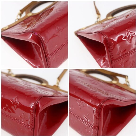 LOUIS VUITTON Monogram Vernis Roxbury Drive Bag Pomme D'amour - Picture 16 of 16